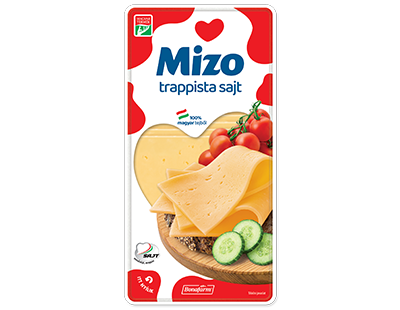 Mizo szeletelt trappista sajt
