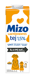 MIZO LAKTÓZMENTES UHT TEJ 1,5% zsírtartalom