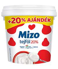 MIZO TEJFÖL 20% zsírtartalom