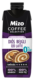 Mizo Coffee Selection Diós bejgli ízű latte 0% hozzáadott cukor*