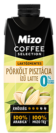 Mizo Coffee Selection Pörkölt Pisztácia ízű Latte LAKTÓZMENTES, 0% hozzáadott cukor*