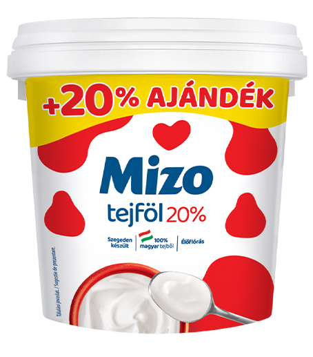 MIZO TEJFÖL 20% zsírtartalom